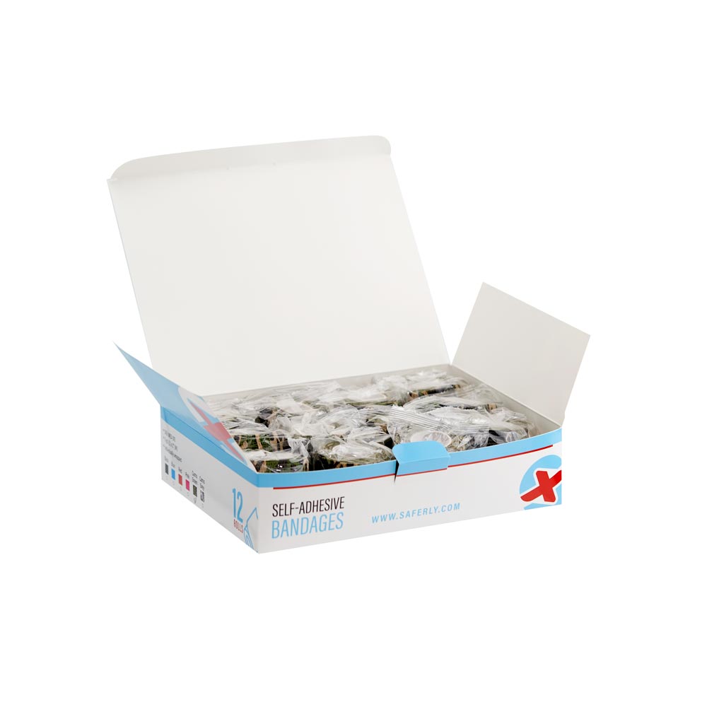 Saferly 2" Medical Cohesive Wraps — Case of 12