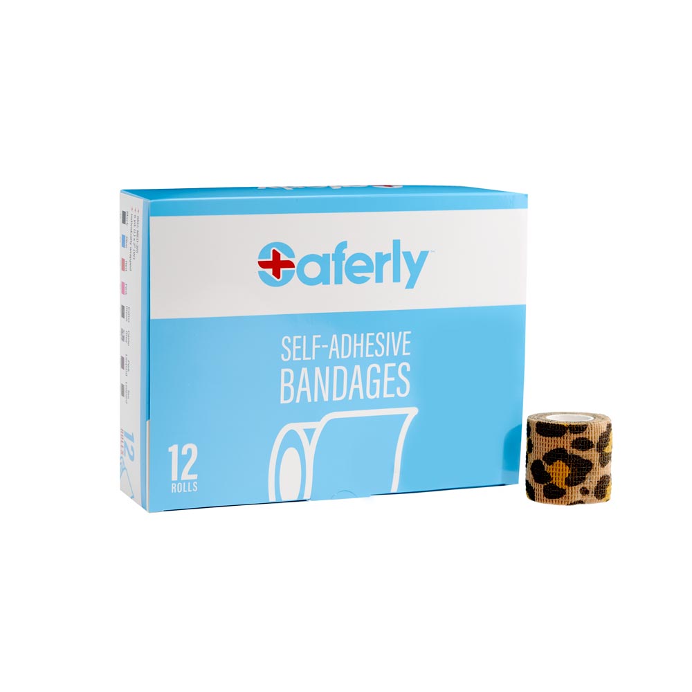 Saferly 2" Medical Cohesive Wraps — Case of 12