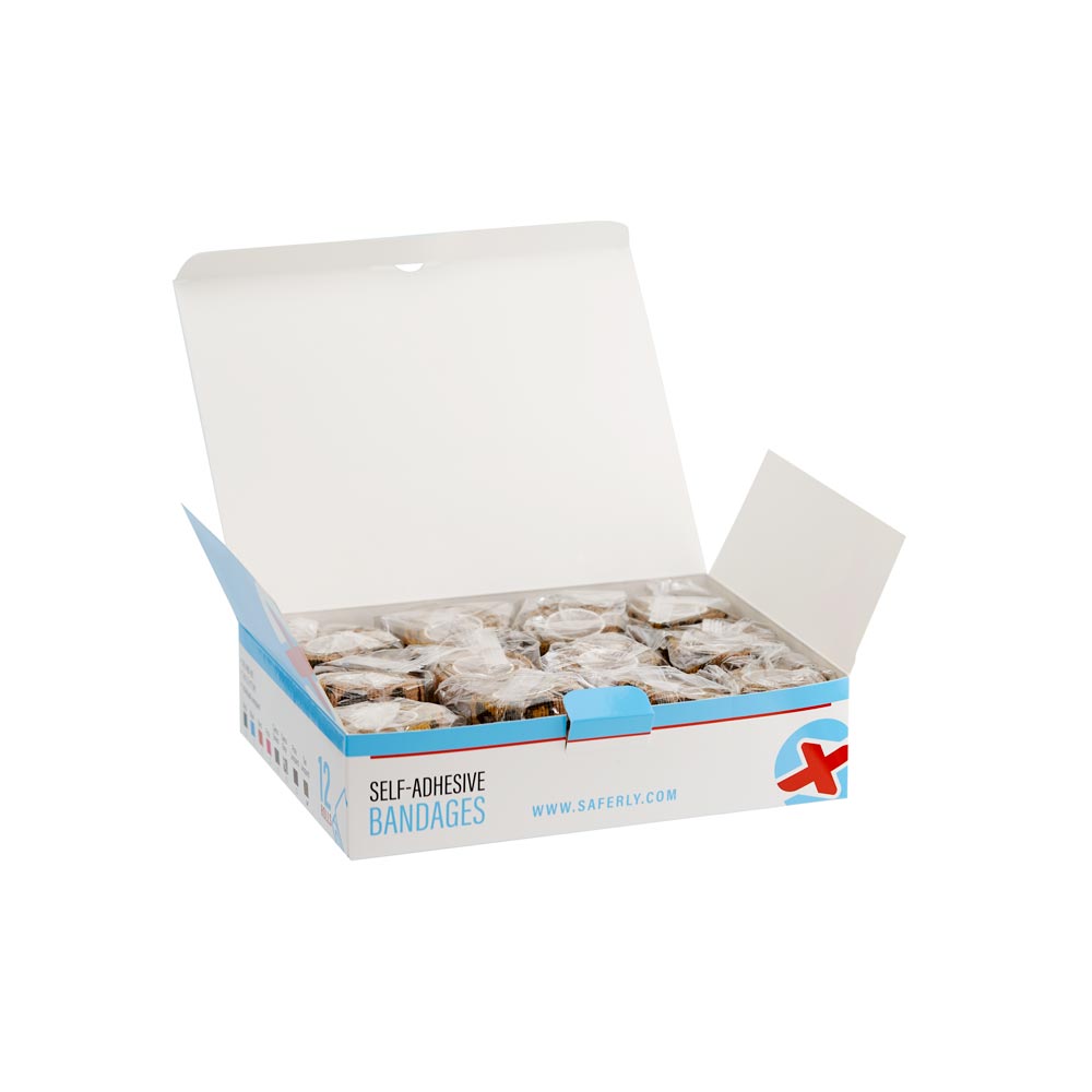 Saferly 2" Medical Cohesive Wraps — Case of 12