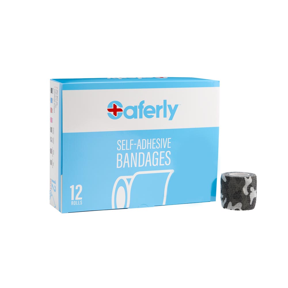 Saferly 2" Medical Cohesive Wraps — Case of 12