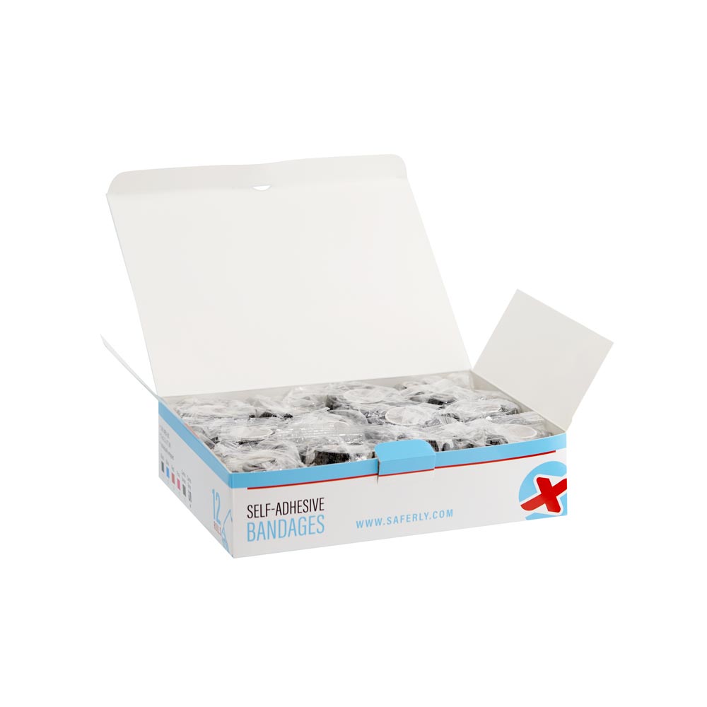 Saferly 2" Medical Cohesive Wraps — Case of 12