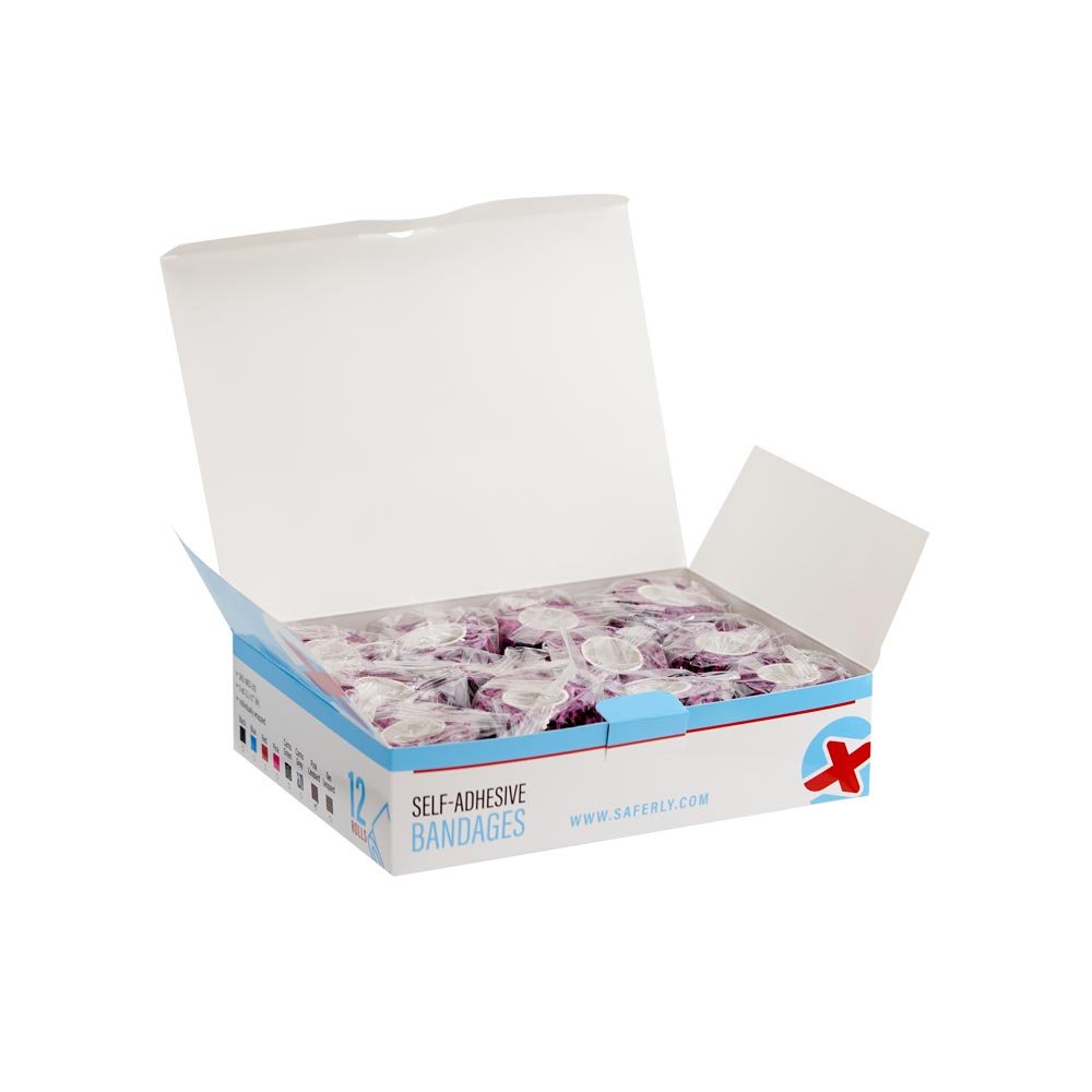 Saferly 2" Medical Cohesive Wraps — Case of 12