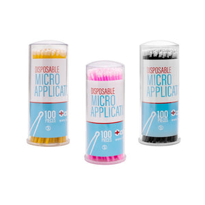 Saferly Disposable Micro Applicators — 100 Pieces — Pick Diameter
