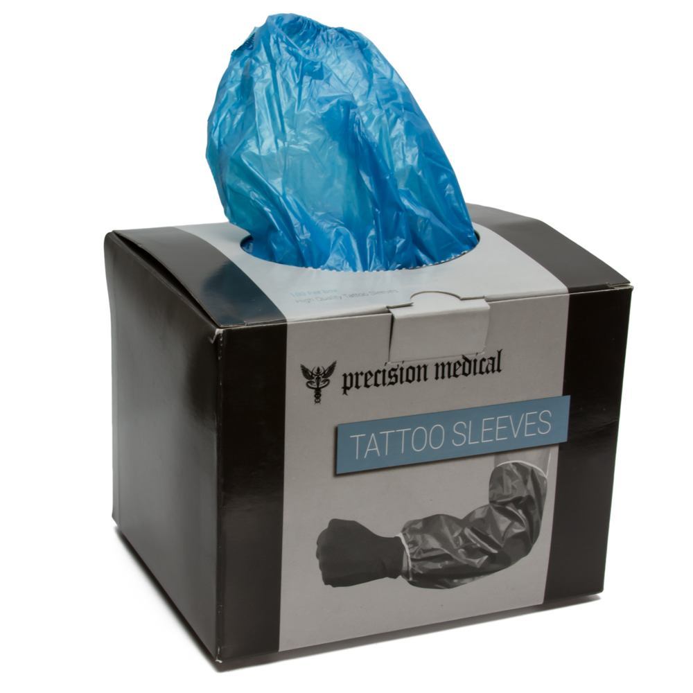 Precision Tattoo Sleeves to Prevent Cross-Contamination — Box of 100 Sleeves