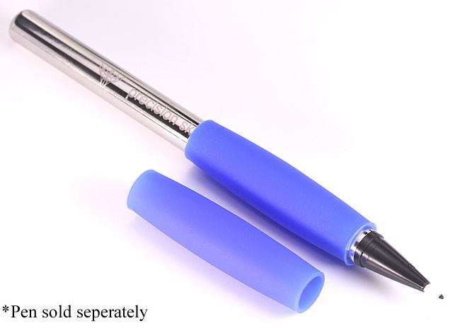 Blue Silicone Ink Pen Sleeve - Reusable & Autoclavable - Price Per 1