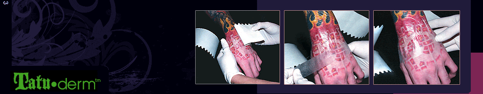 Tatu-Derm Roll - Tattoo Aftercare System for the Tattoo Artist