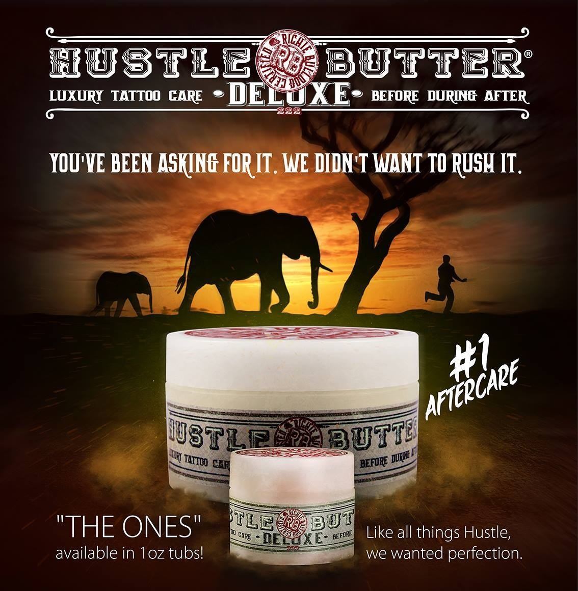 Hustle Butter Deluxe Tattoo Aftercare — 1oz — Single or Case of 48