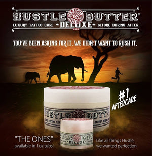 Hustle Butter Deluxe Tattoo Aftercare — 1oz — Single or Case of 48
