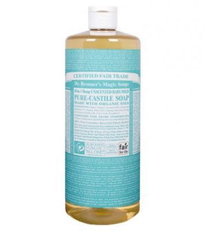 Dr. Bronner's Magic Soaps Unscented Baby-Mild 32oz