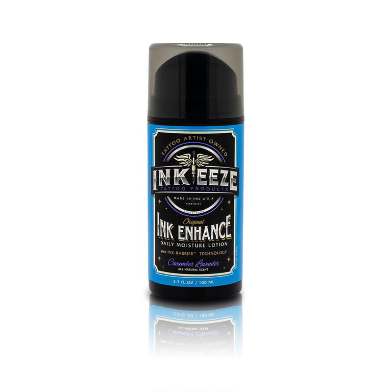INK-EEZE Tattoo Daily Moisturizer — 3.3oz Pump Bottle