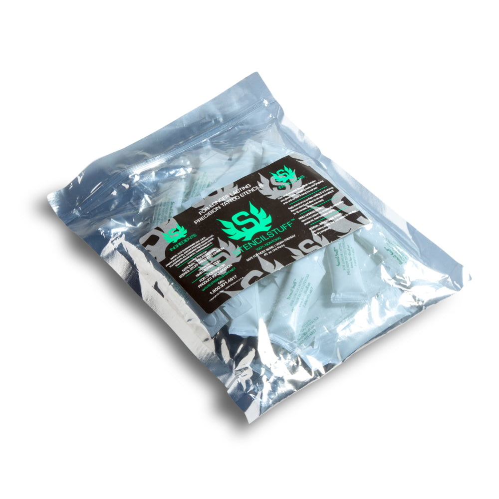 Stencil Stuff Travel Pack — 40 Self Seal Packets