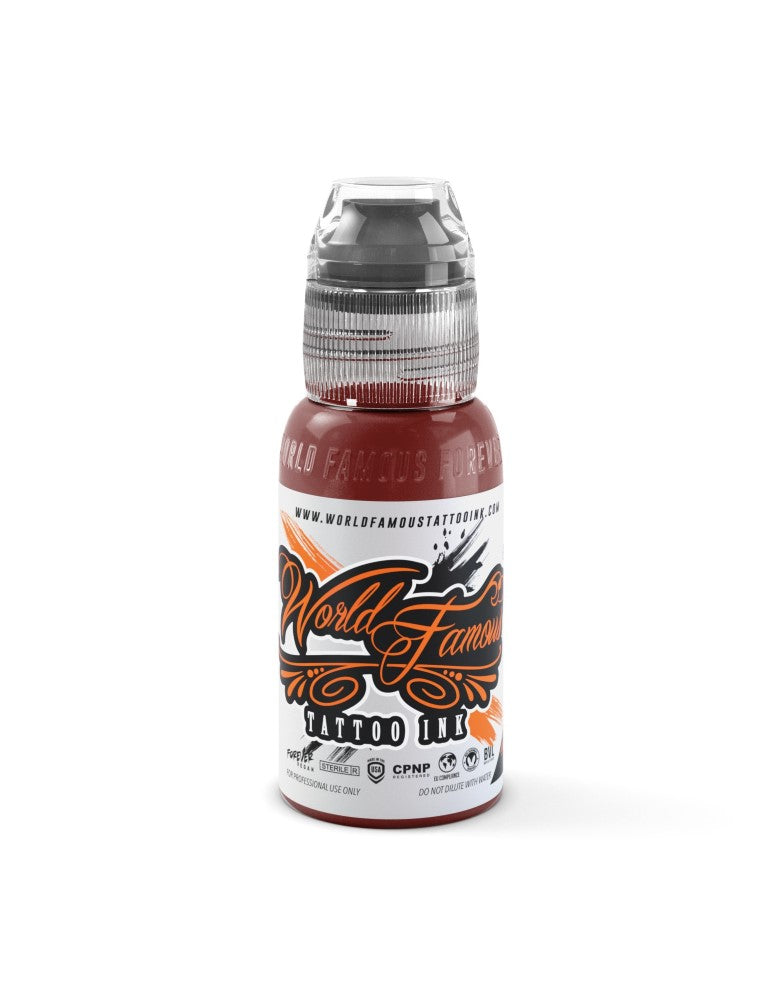 World Famous Tattoo Ink – All Maroon Colors – 1/2oz Bottle