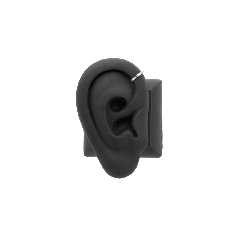 Emerald-Cut Gemmed Titanium Clicker