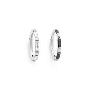 Emerald-Cut Gemmed Titanium Clicker