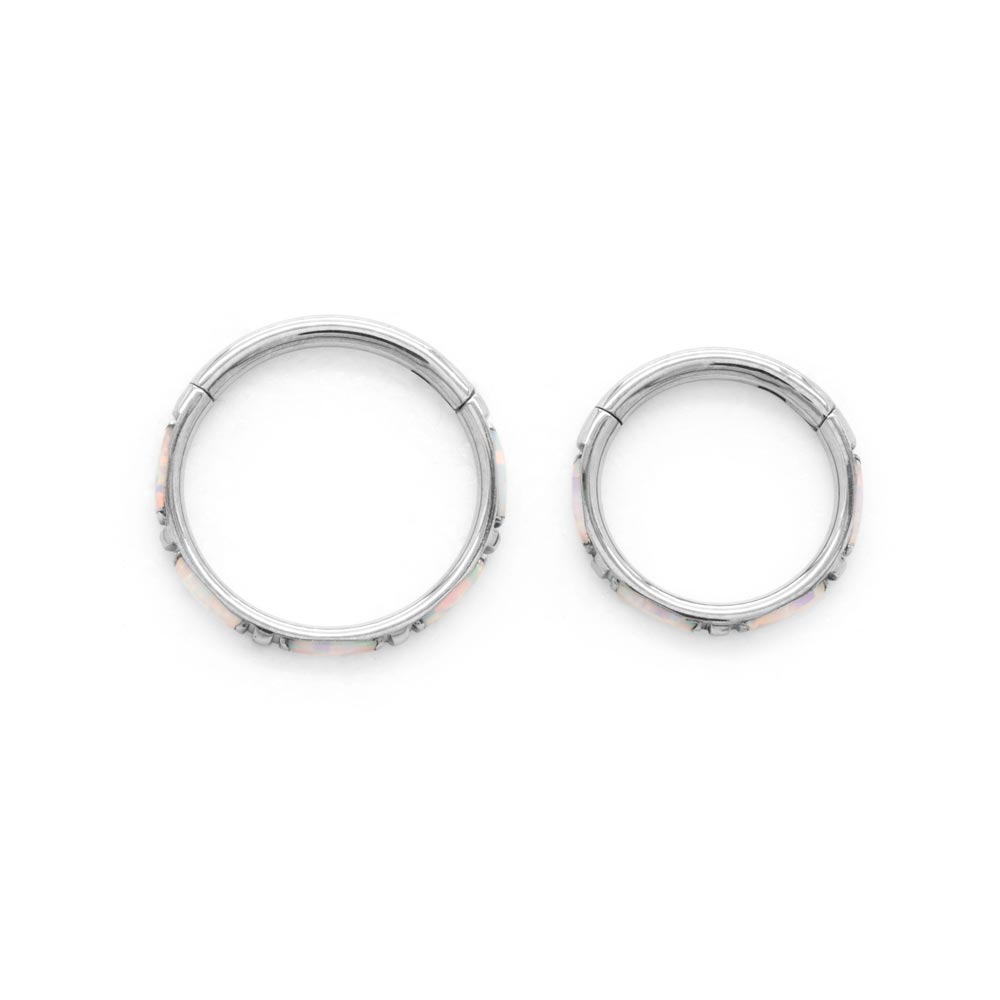 16g Synthetic Opal Profile Septum Clicker — Price Per 1