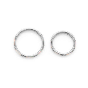 16g Synthetic Opal Profile Septum Clicker — Price Per 1