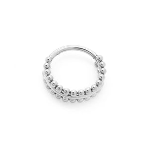Beaded Channel Titanium Clicker