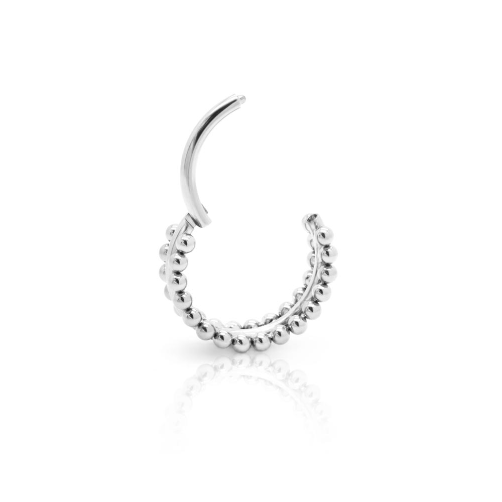 Beaded Channel Titanium Clicker
