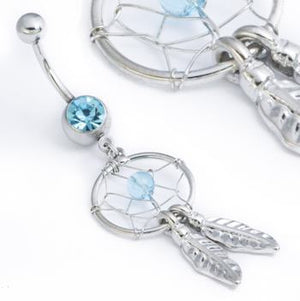 14g 7/16" Dreamcatcher Belly Button Ring