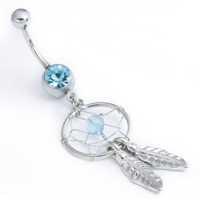 14g 7/16" Dreamcatcher Belly Button Ring