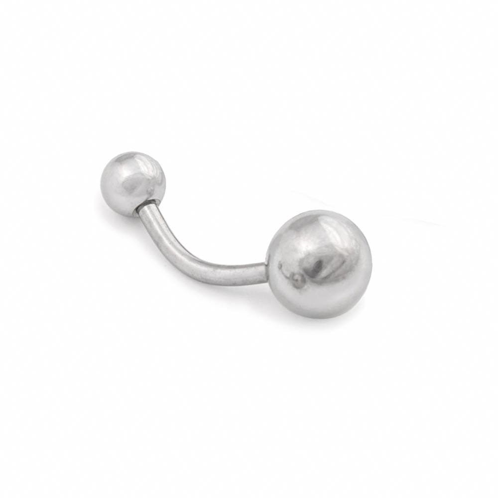 14g 7/16” Steel Ball Belly Button Ring