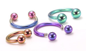 14g Titanium Circular Barbell - Body Jewelry