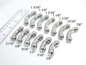 00g Internal Steel Bent Barbell — Price Per 1