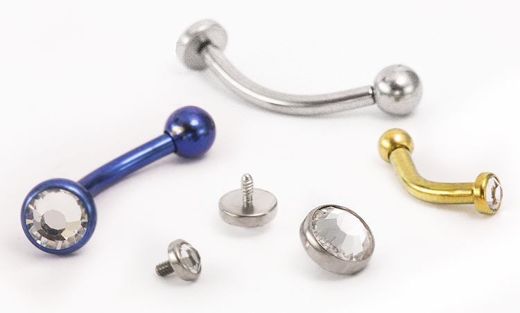 Bent Titanium Barbell - Threaded
