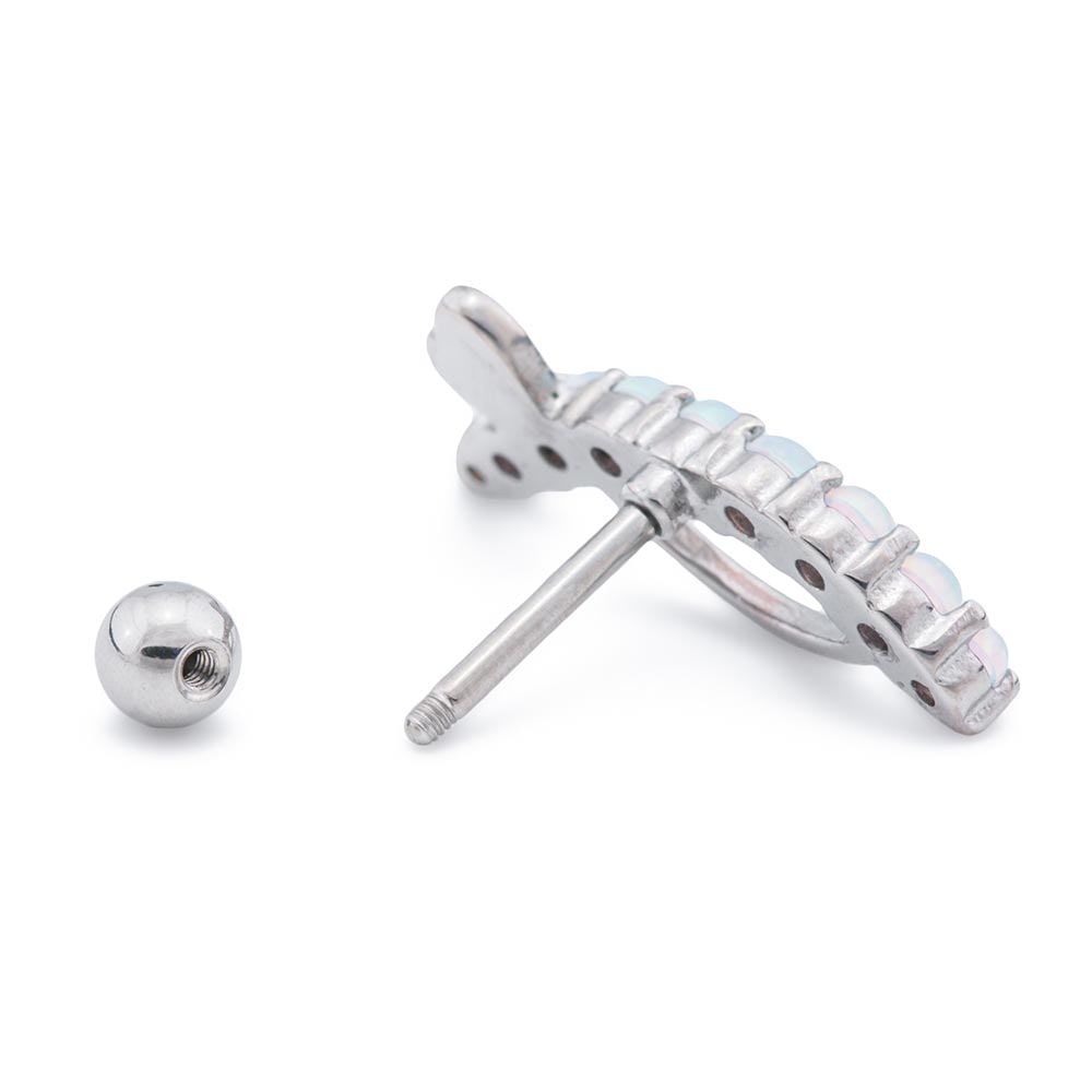 16g 5/16” Opal Love Straight Barbell — Price Per 1