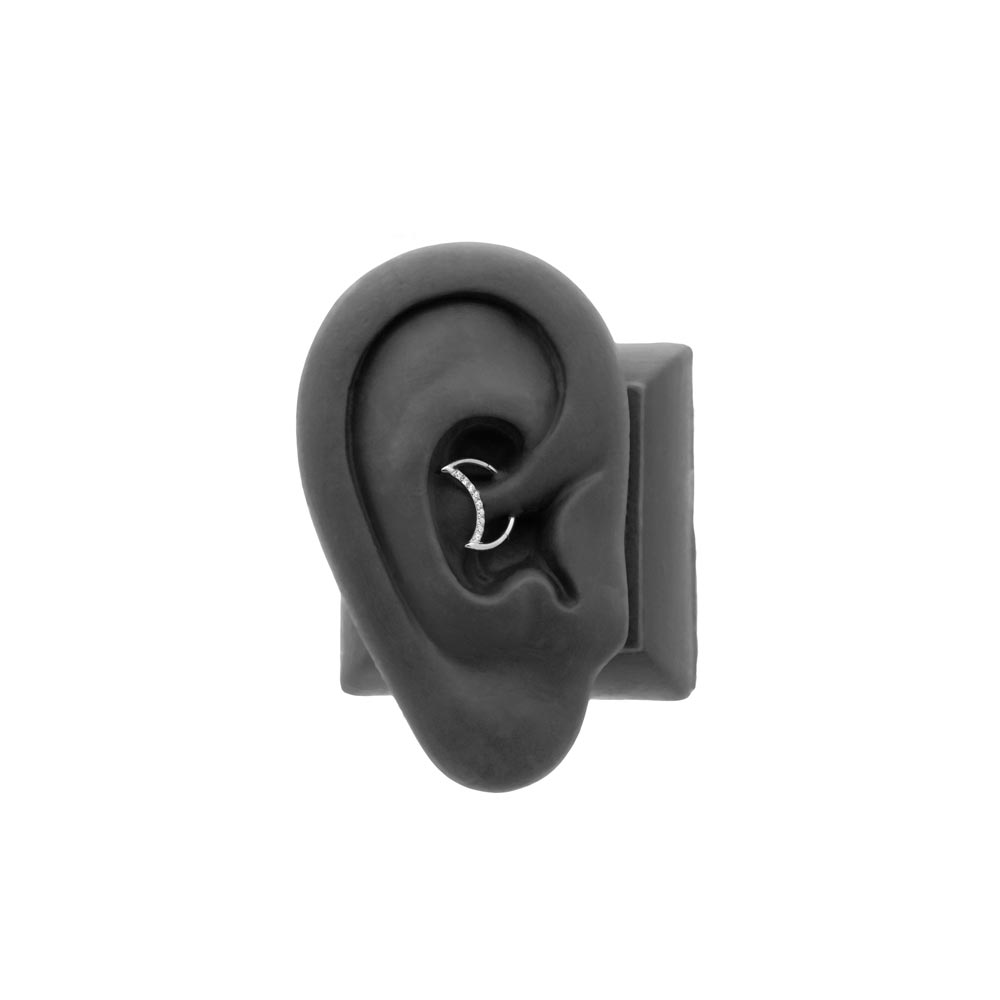 Lunar Gemmed Titanium Clicker