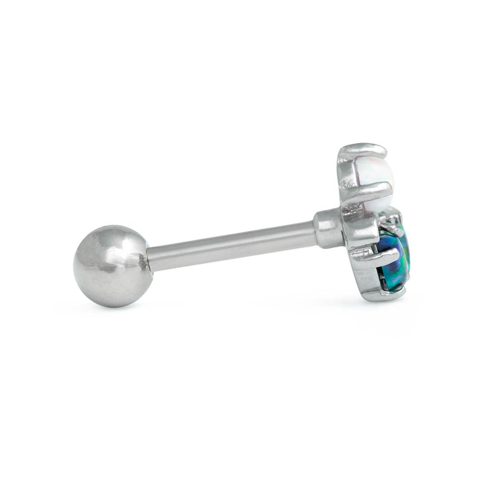 16g 5/16” Enchanted Opal Flower Straight Barbell — Price Per 1