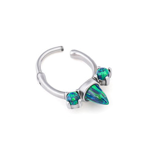 16g Green Opal Cartilage Clicker — Price Per 1