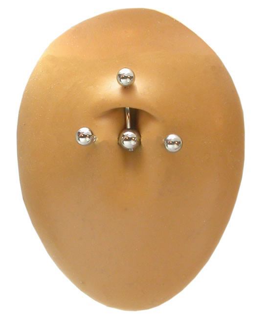 14g Multiple Tap Ball 6 Tapped Ends - 5mm 6mm or 8mm Balls - Price Per 1 Ball