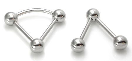 14g Multiple Tap Ball 45Âº  Ends - 5mm 6mm or 8mm Balls - Price Per 1 Ball