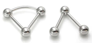 14g Multiple Tap Ball 45Âº  Ends - 5mm 6mm or 8mm Balls - Price Per 1 Ball