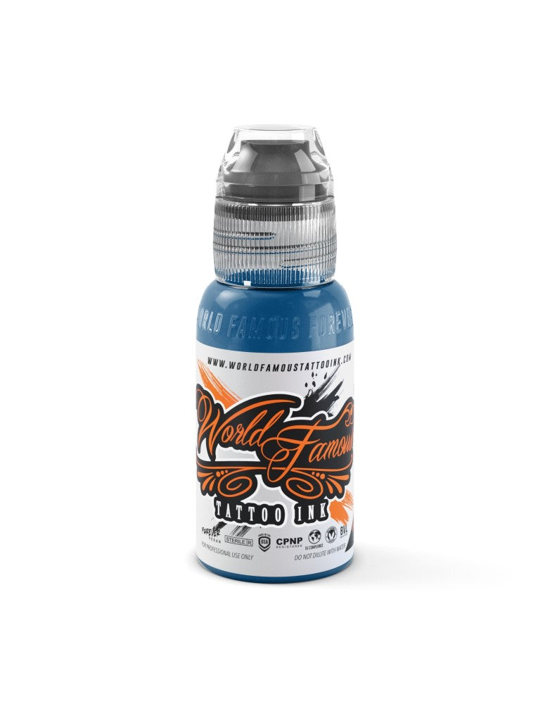 World Famous Tattoo Ink – All Blue Inks – 1/2oz Bottle