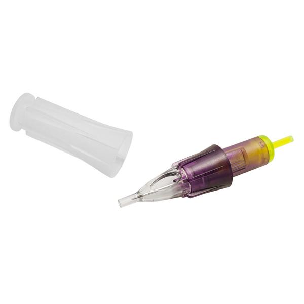 Color Lock Cartridge Tattoo Needles — Diamond Tip — Box of 10