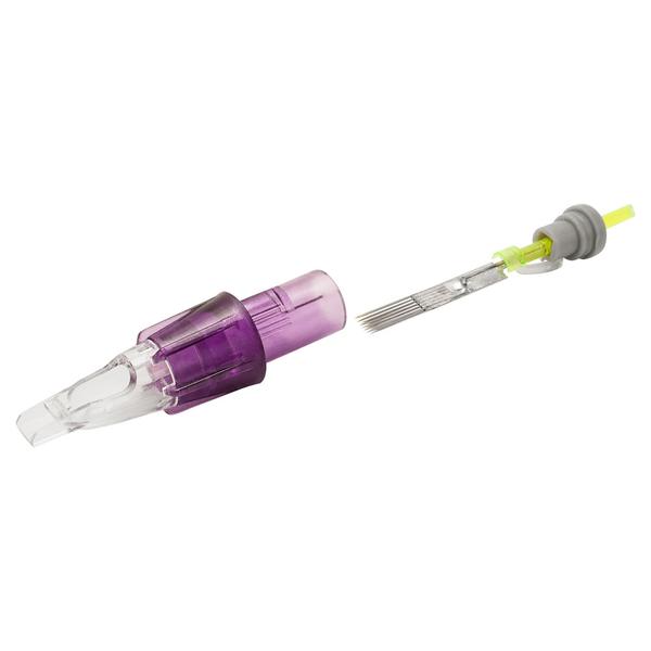 Color Lock Cartridge Tattoo Needles — Open Tip — Box of 10