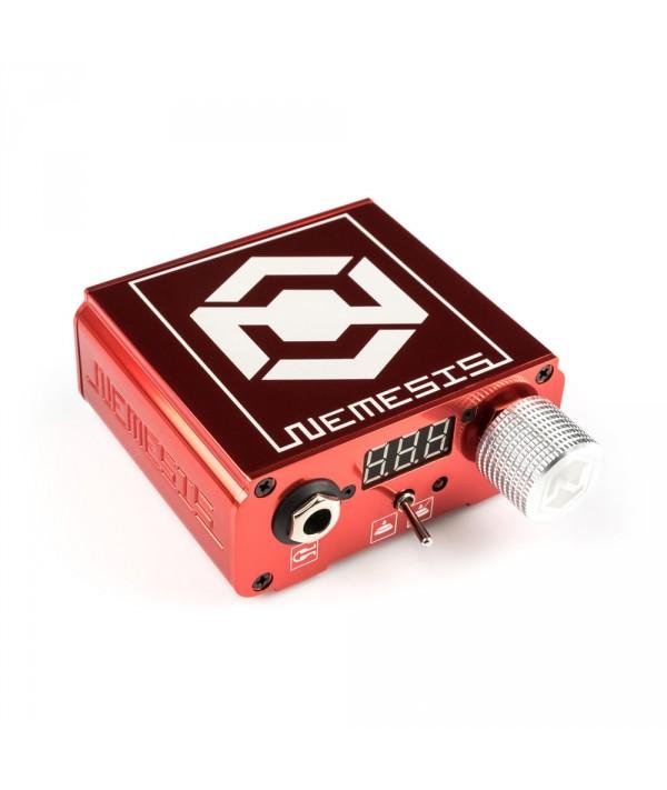 Nemesis Professional Tattoo Power Supply in Red by Kwadron