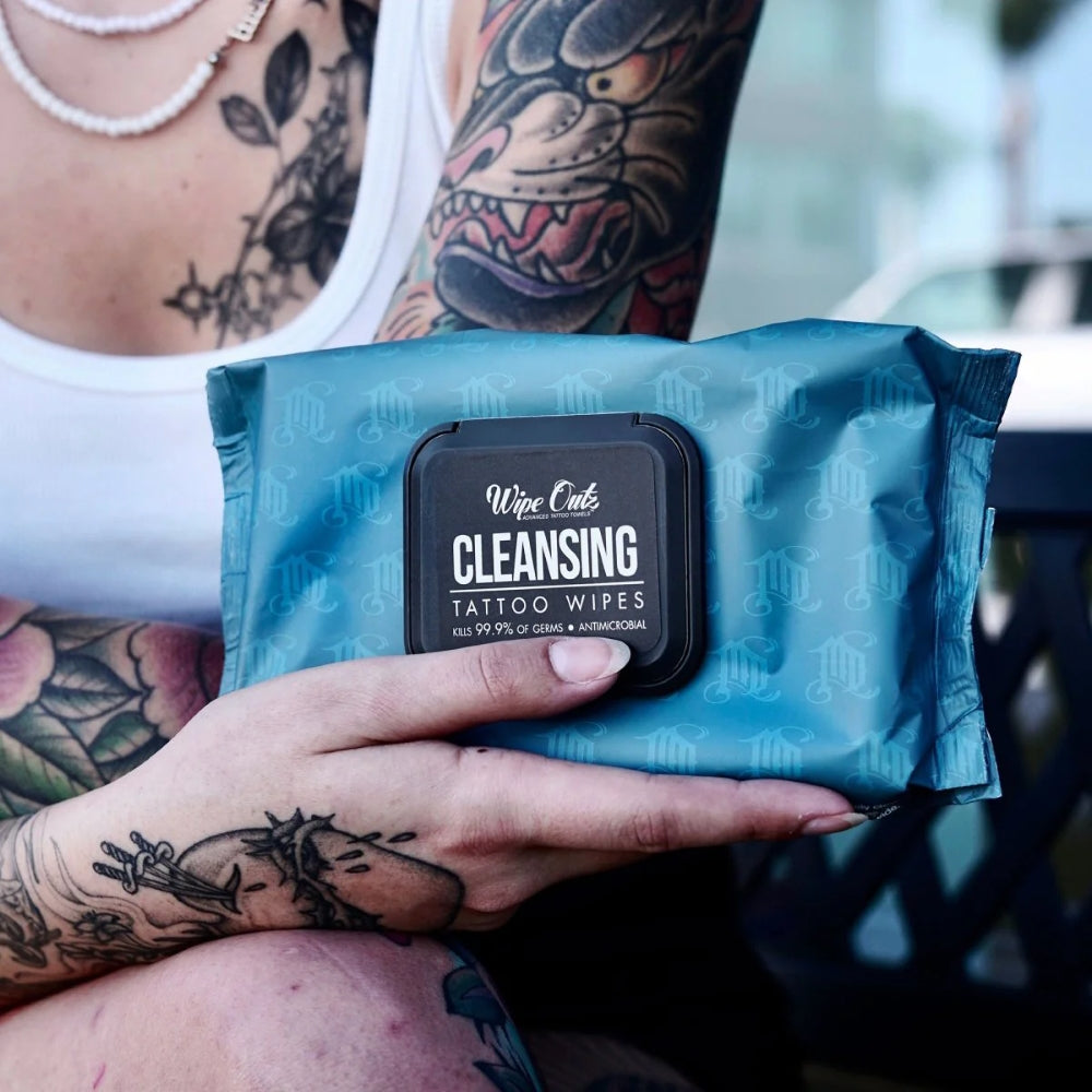 Wipe Outz Cleansing Tattoo Wipes — Pack of 40