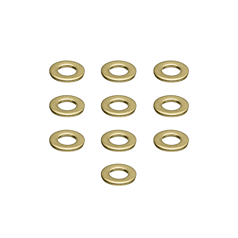 #10 Brass Washers - 10 Pack - Darklab Tattoo Supplies