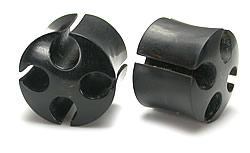 MALTESE CROSS Horn Organic Ear Jewelry - Price Per 1