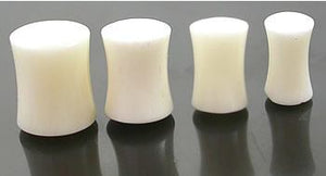 Solid Bone Double Flared Plug — Price Per 1