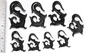 SWAN Natural Horn Earrings Organic Body Jewelry - Price Per 1