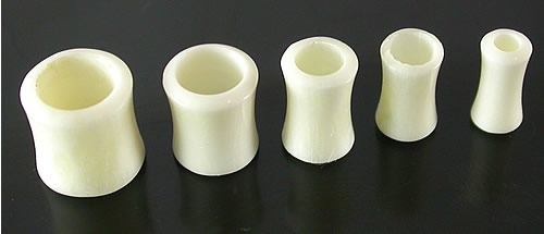 Hollow Double Flare Bone Tunnel — Price Per 1