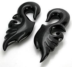 KUKNOS Wholesale Horn Hanger Organic Body Jewelry 12g - 1/2" - Price Per 1