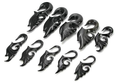 KUKNOS Wholesale Horn Hanger Organic Body Jewelry 12g - 1/2" - Price Per 1