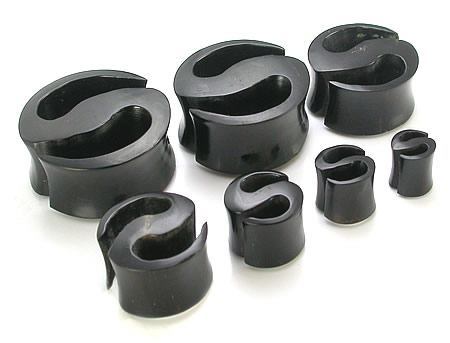 SUPERMAN S Horn Organic Ear Jewelry 0g - 1 1/4" - Price Per 1