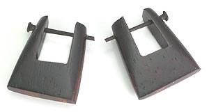 WOOD Cheaters # 101 - Stirrups Natural Body Jewelry - Price Per 2