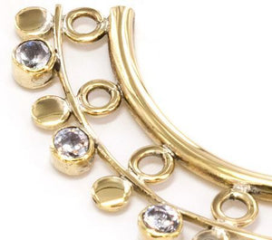 14g - 4g Bronze Indonesian EYO Hoop Earrings - Price Per 2